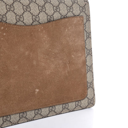 Gucci GG Supreme Monogram Medium Dionysus Shoulder Bag Taupe 9 of 10