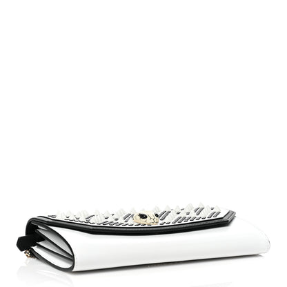 Bulgari X NICHOLAS KIRKWOOD Calfskin Studded Serpenti Chain Wallet White 3 of 10