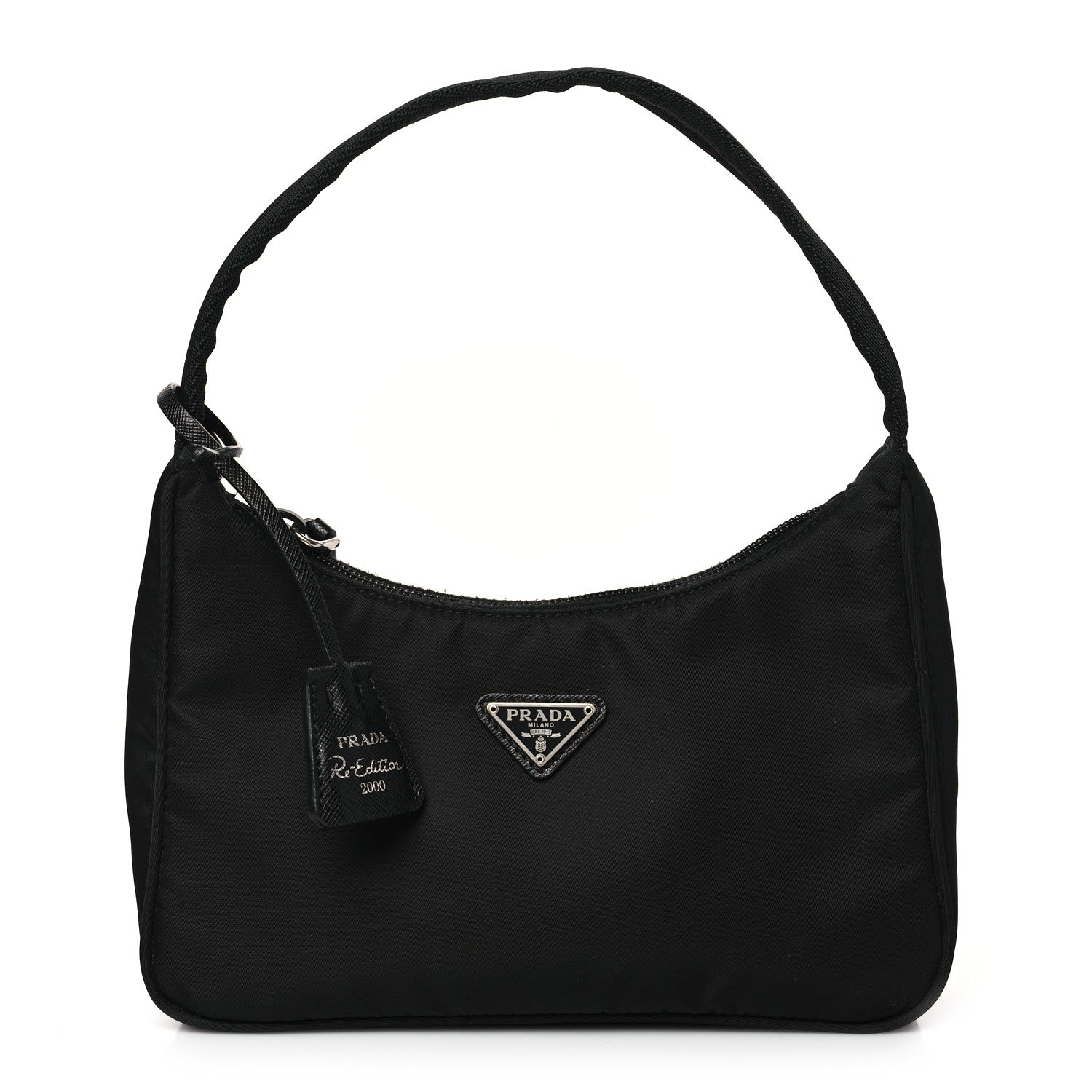 Prada Tessuto Nylon Mini Re-Edition 2000 Bag Black 1 of 8