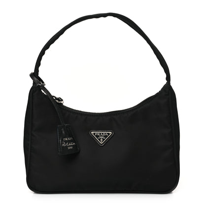 Prada Tessuto Nylon Mini Re-Edition 2000 Bag Black 1 of 8