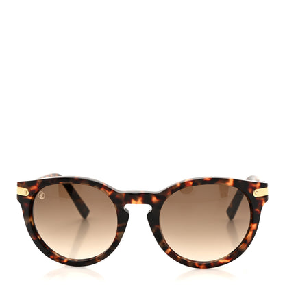 Louis Vuitton Acetate Round Sunglasses Z0837W Tortoise 2 of 7