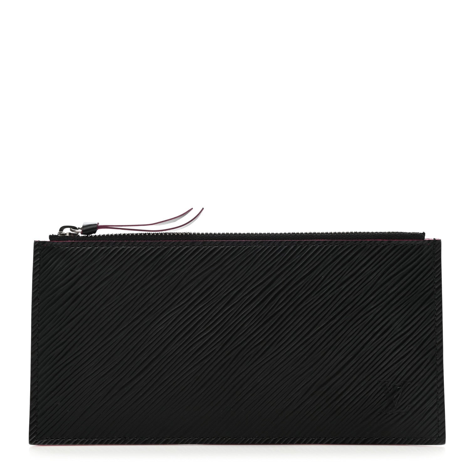 Louis Vuitton Epi Felicie Chain Wallet Zippered Insert Black Hot Pink 1 of 6