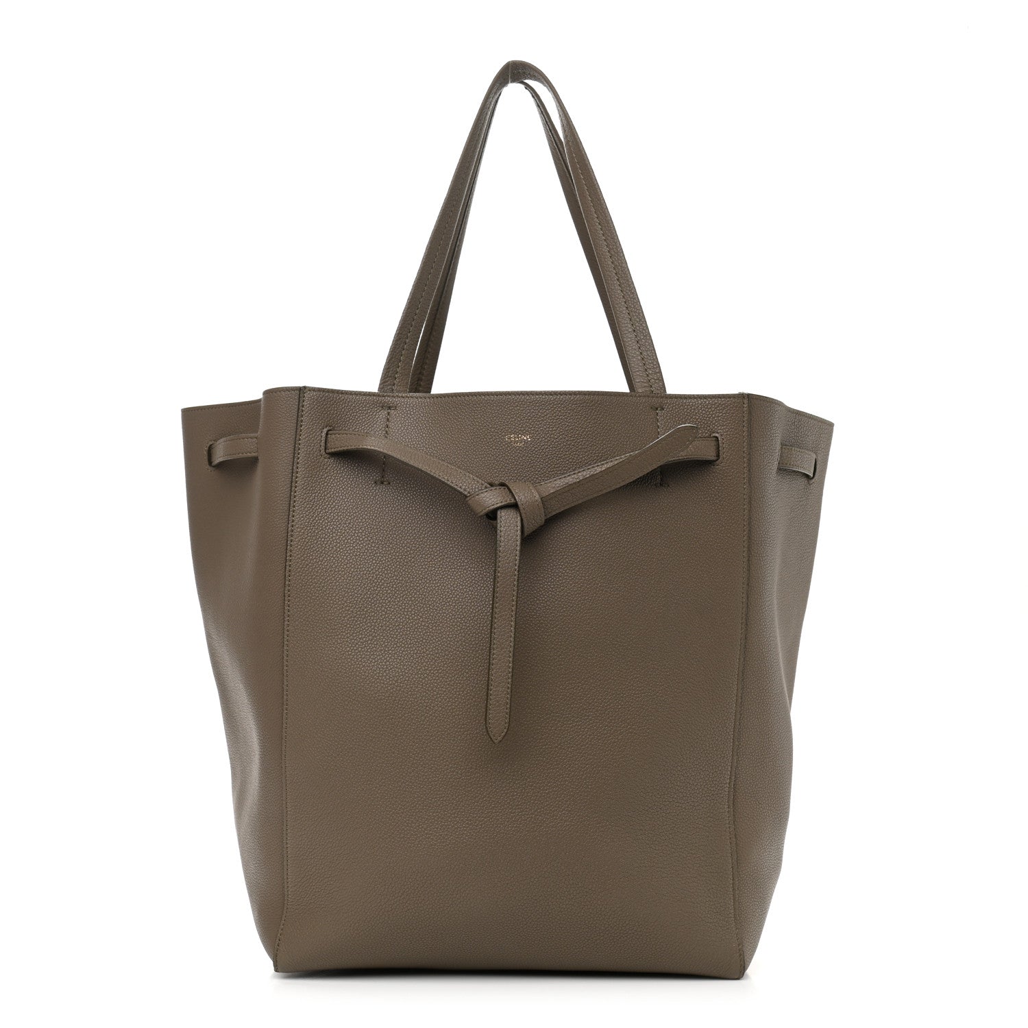Celine Soft Grained Calfskin Medium Belt Cabas Phantom Taupe 1 of 10