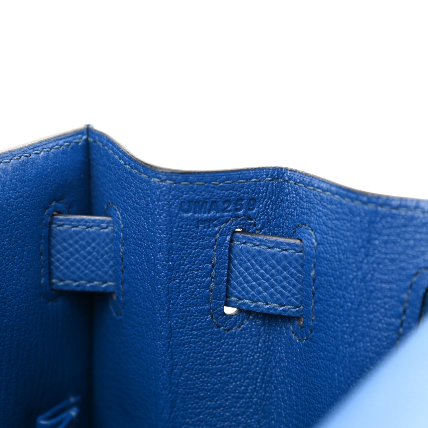 Hermes Epsom Kelly Sellier 28 Bleu France 7 of 11