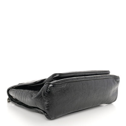 Saint Laurent Crinkled Calfskin Monogram Medium Niki Chain Satchel Black 4 of 10