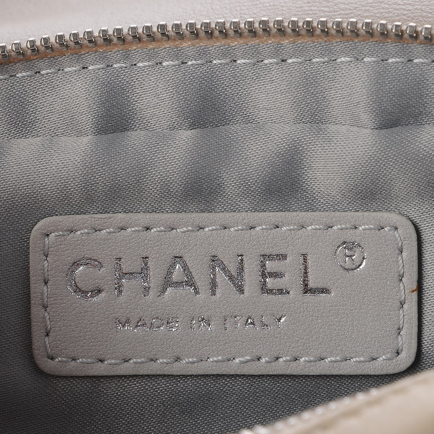 Chanel Metallic Lambskin Stitched New Mini Flap Beige 6 of 9