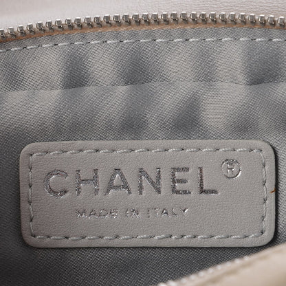 Chanel Metallic Lambskin Stitched New Mini Flap Beige 6 of 9