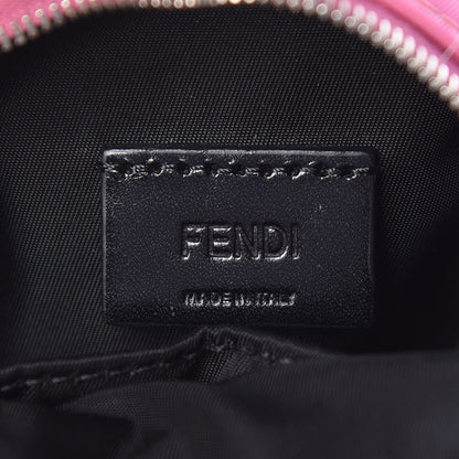 Fendi Nylon Shiny Nappa Nutria Fox Fur Monster Eyes Mini Backpack Charm Lollypop Rosa Fluo Multicolor 5 of 6