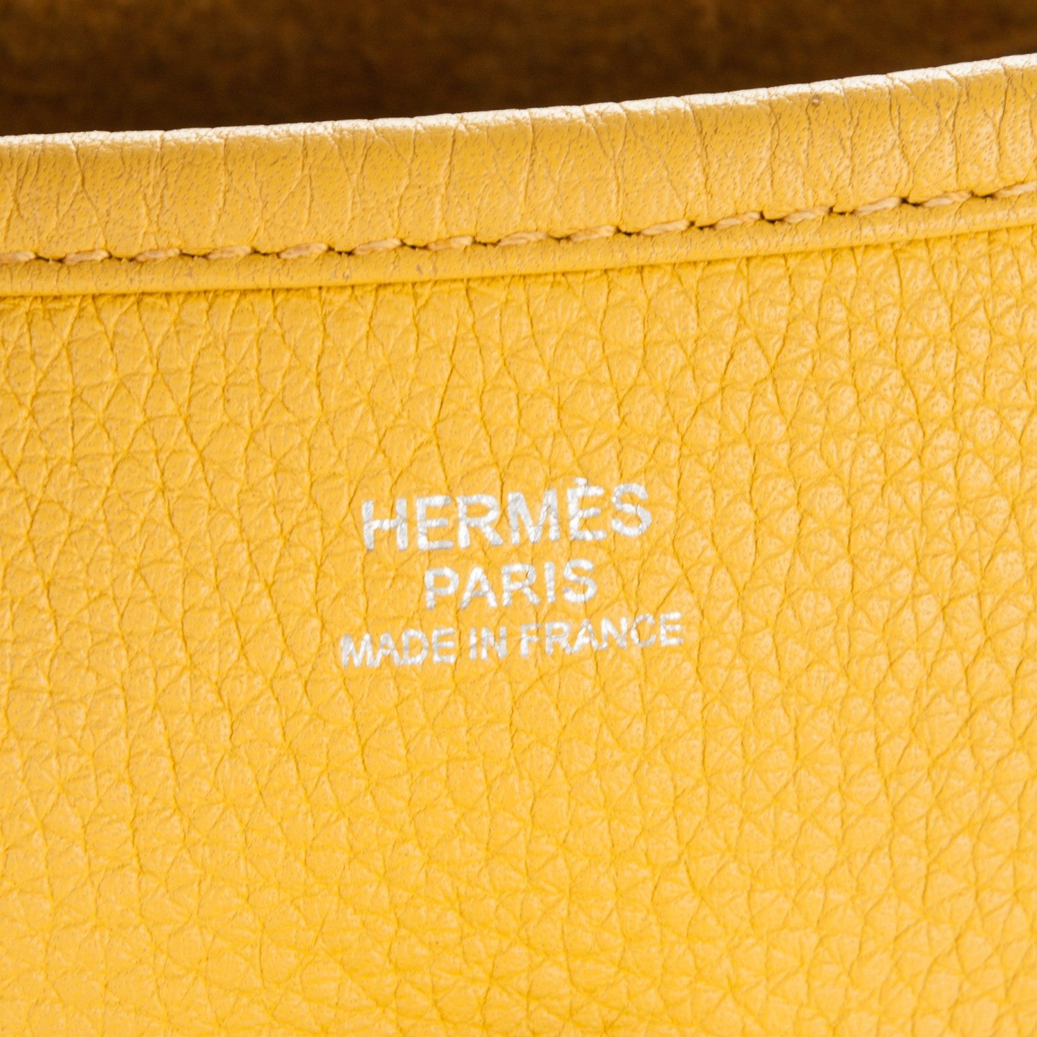 Hermes Taurillon Clemence Evelyne III PM Soleil 7 of 7