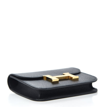 Hermes Epsom Constance Slim Wallet Black 5 of 8