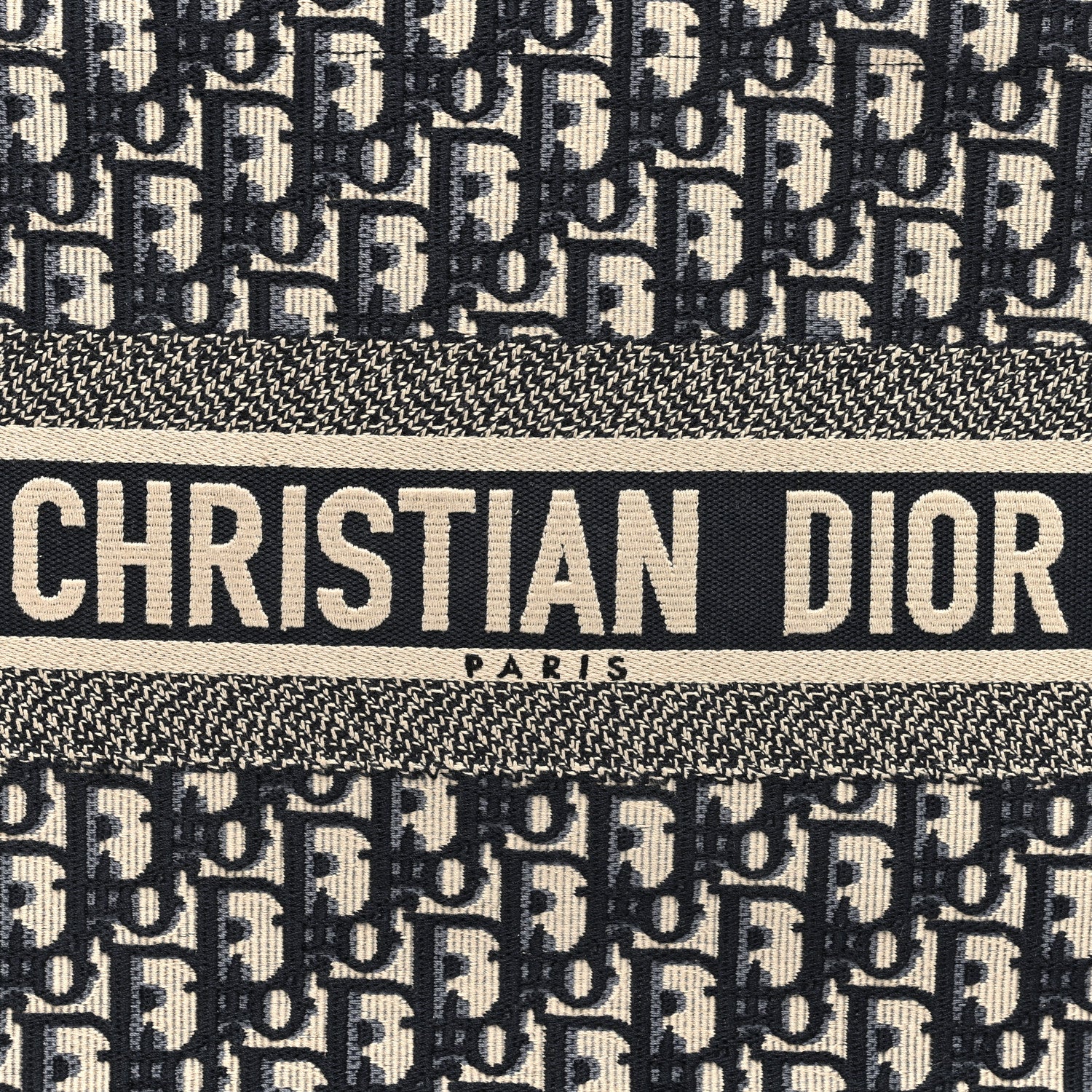 Christian Dior Oblique Medium Book Tote Blue Multicolor 8 of 10