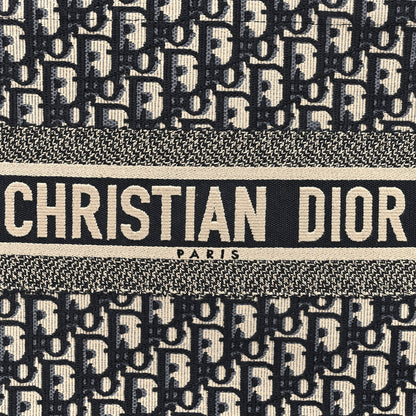 Christian Dior Oblique Medium Book Tote Blue Multicolor 8 of 10