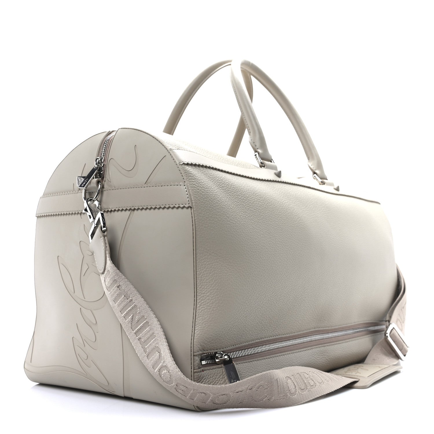 Christian Louboutin Empire Calfskin Gomme Sneakender Duffle Bag Saharienne 3 of 10