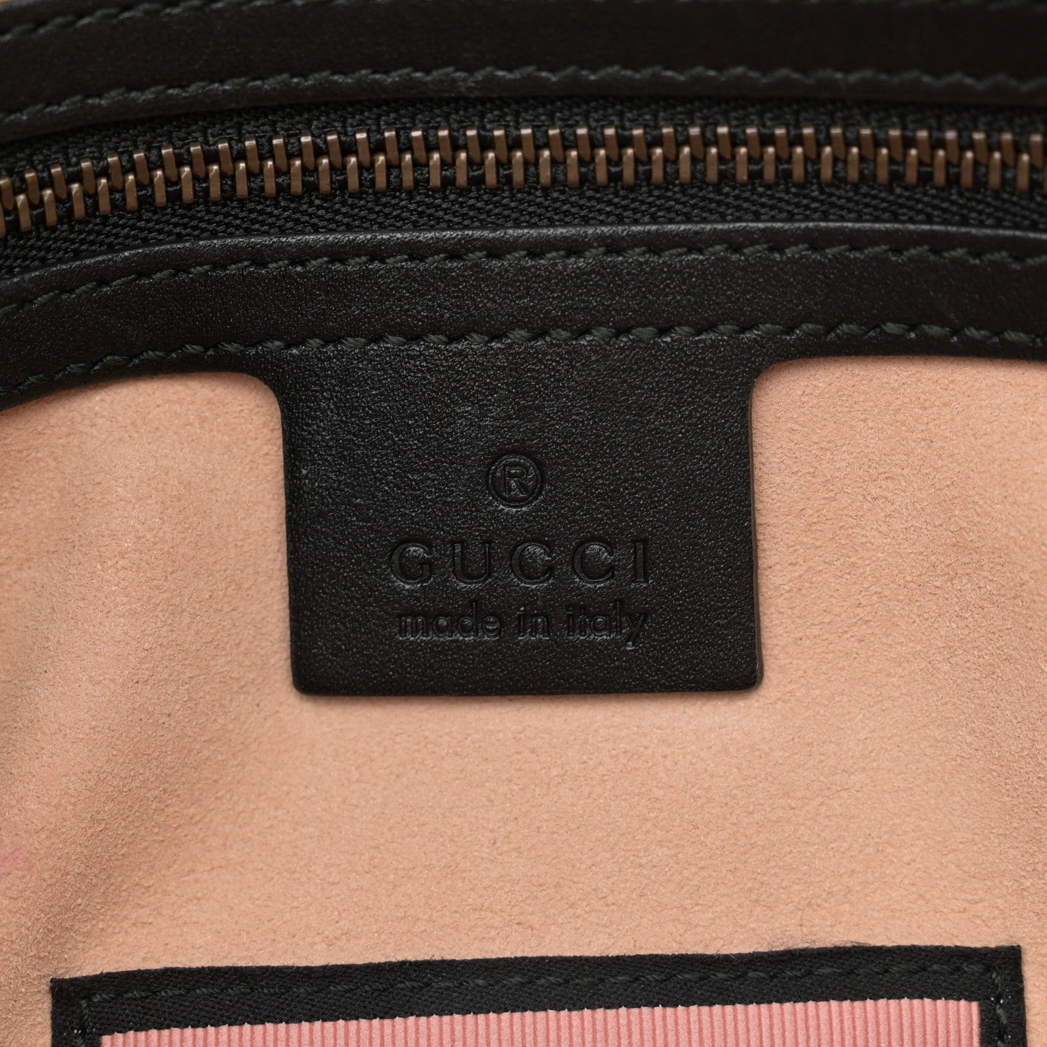 Gucci Calfskin Matelasse GucciGhost Medium GG Marmont Chain Shoulder Bag Black New Acquamarine 6 of 16