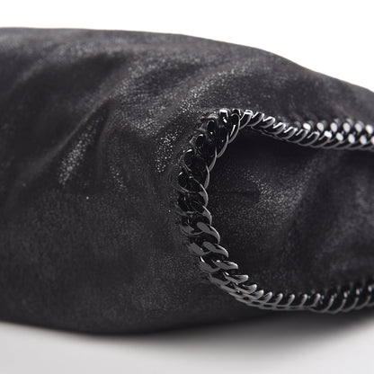 Stella McCartney Shaggy Deer Falabella Fold Over Tote Black 7 of 10