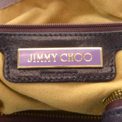 Jimmy Choo Leather Suede Malena Purple 5 of 6