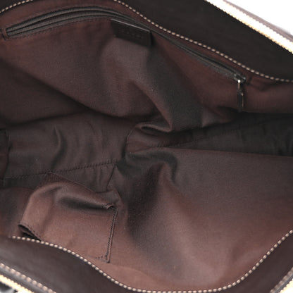 Gucci Monogram D Gold Tote Dark Brown 4 of 10