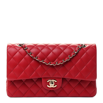 Chanel Lambskin Quilted Medium Double Flap Red 1 of 4