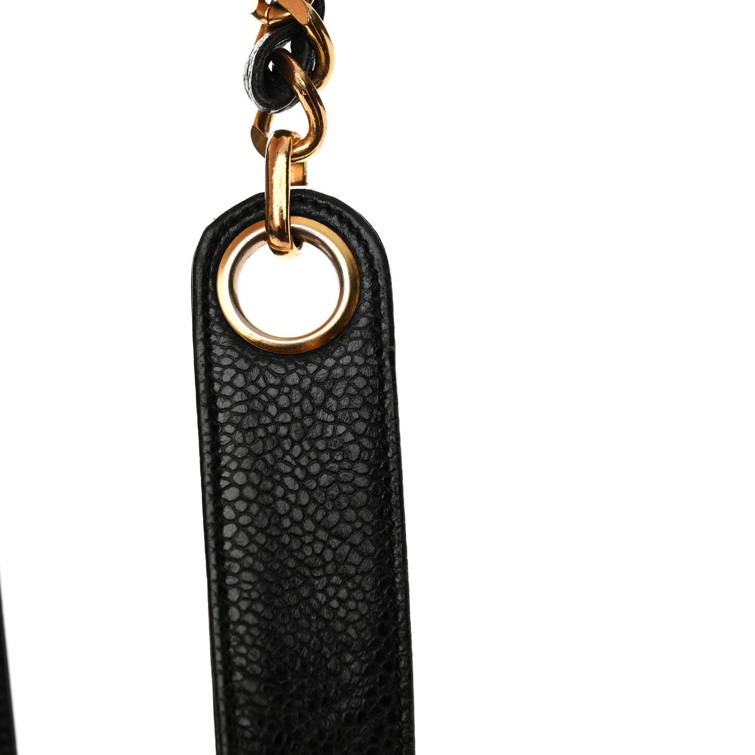 Chanel Caviar CC Drawstring Shoulder Bag Black 17 of 20
