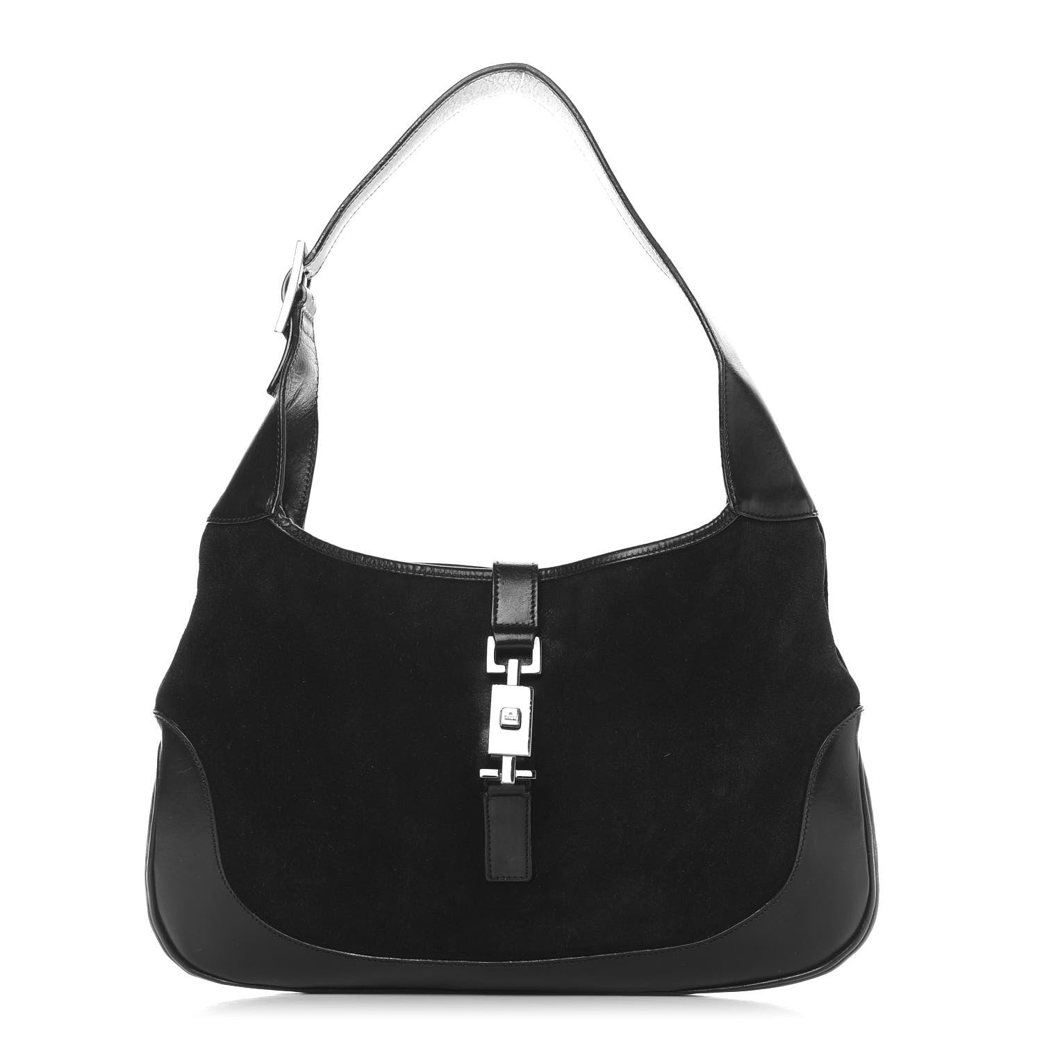 Gucci Monogram Small Jackie O Hobo Black 1 of 10