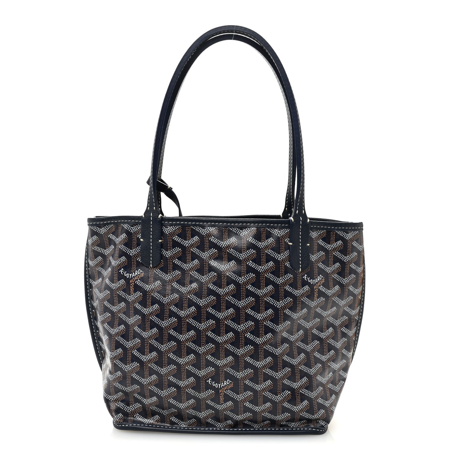 Goyard Goyardine Reversible Mini Anjou Navy 1 of 16