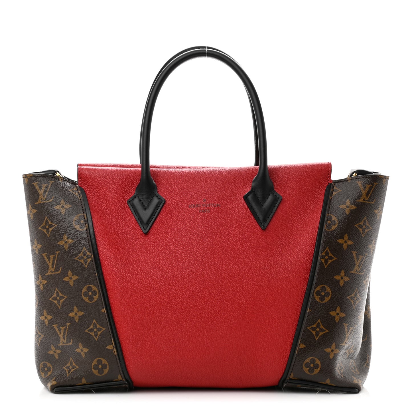 Monogram Cuir Orfevre Tote W PM Cherry