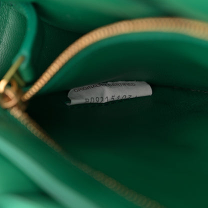 Bottega Veneta Nappa Maxi Intreccio Padded Cassette Crossbody Bag Racing Green 7 of 14