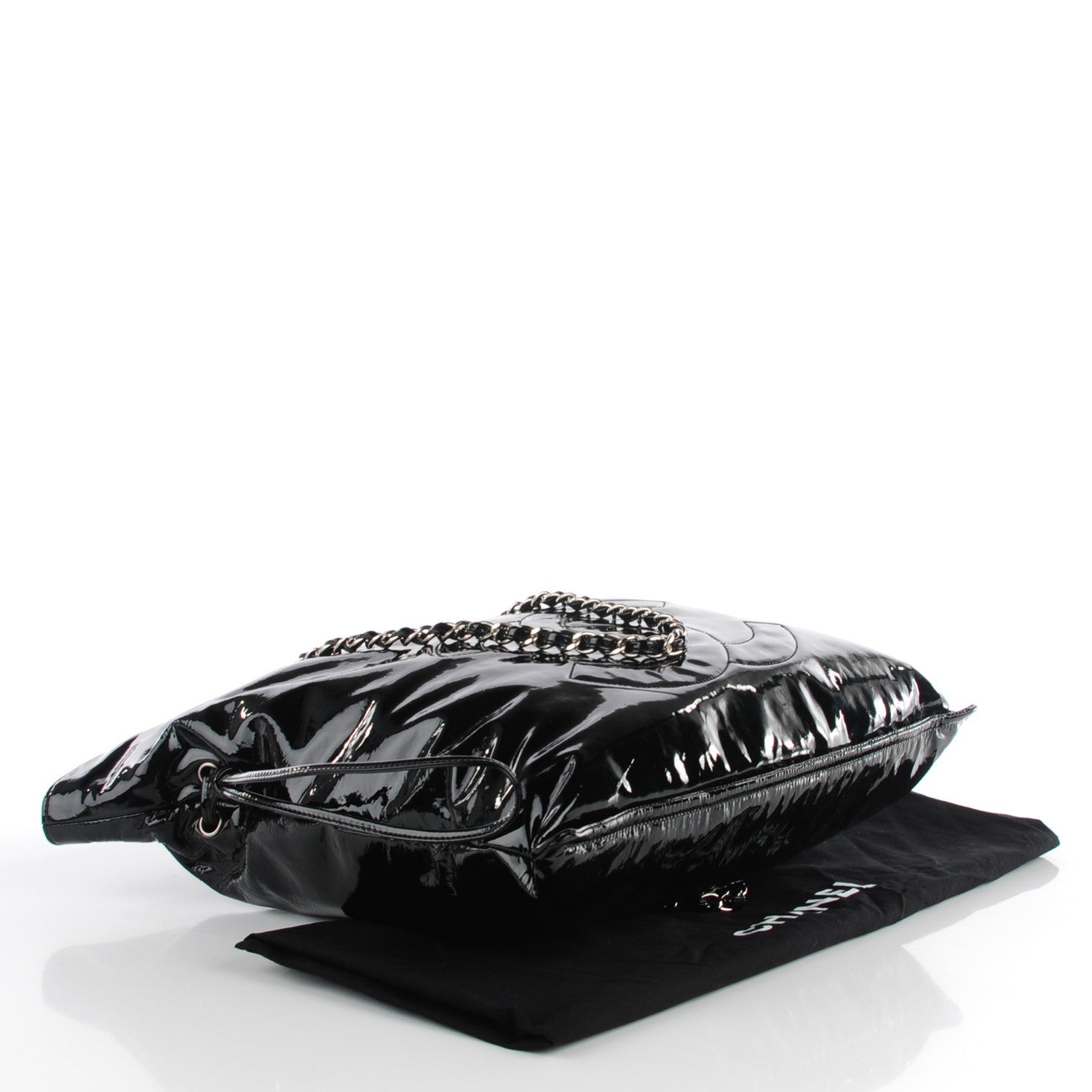 Chanel Patent Bonbons Shopper Tote Black 4 of 7