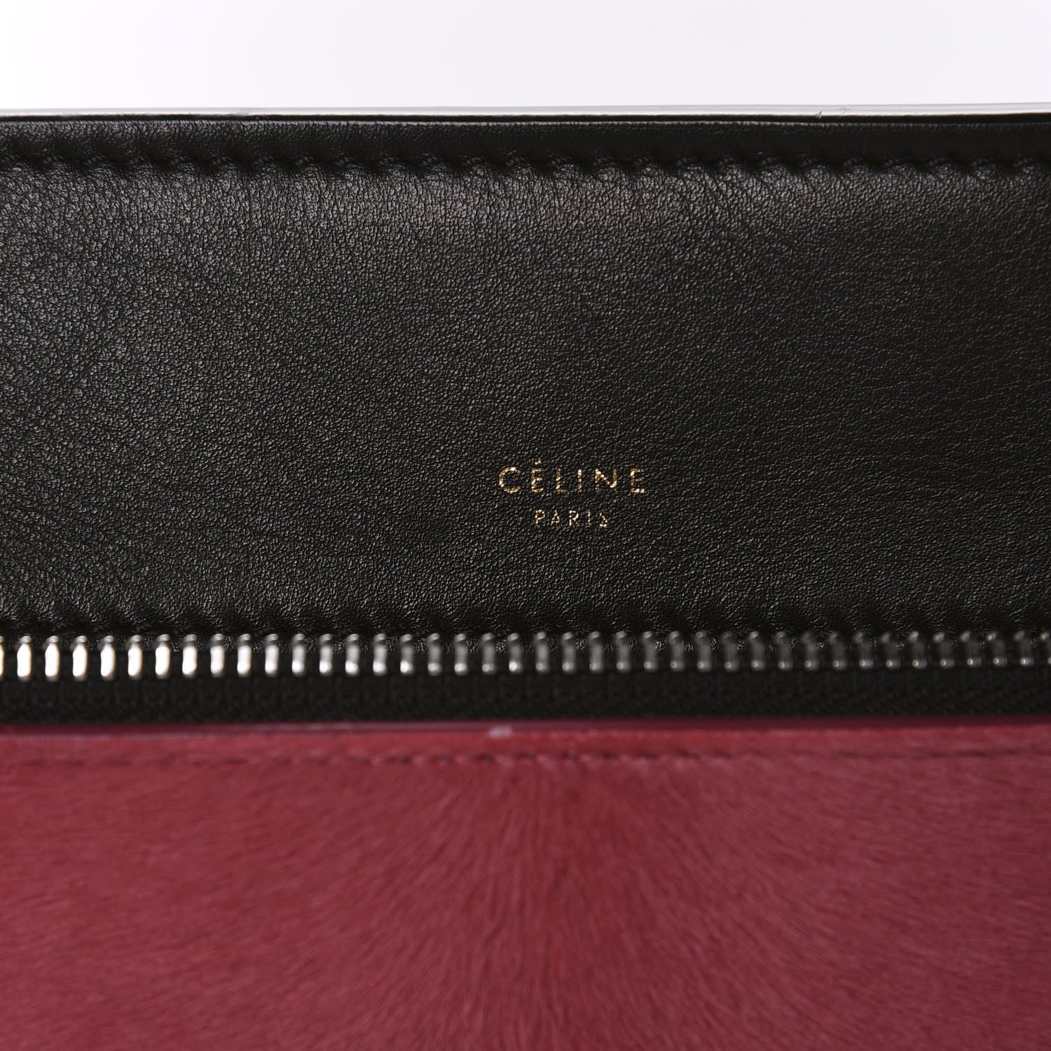 Celine Pony Hair Medium Edge Shoulder Bag Pink 11 of 12