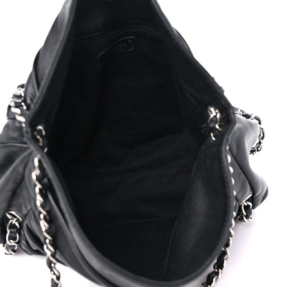 Chanel Lambskin Large Sharpei Shoulder Bag Black 5 of 11