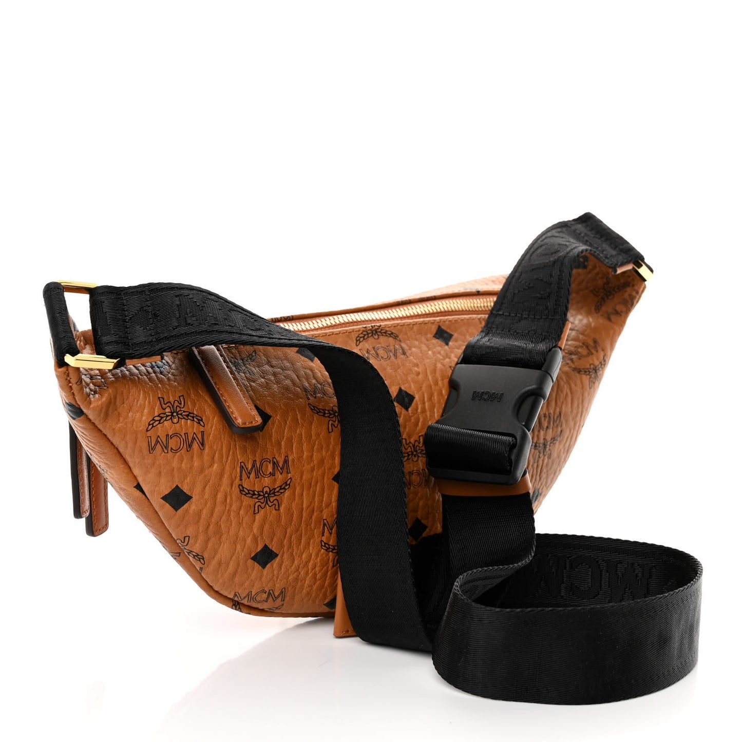 Visetos Hawaii Patch Small Stark Belt Bag Cognac