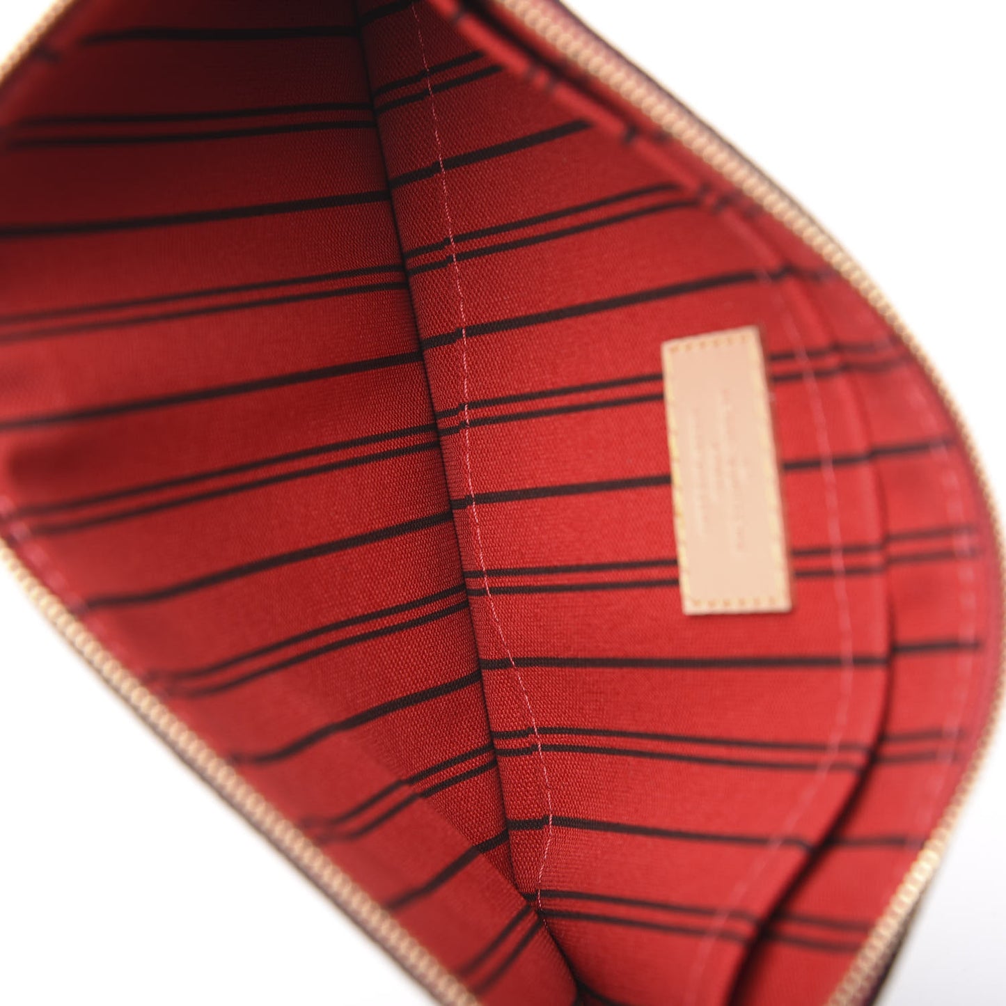 Monogram Neverfull MM GM Pochette Cherry