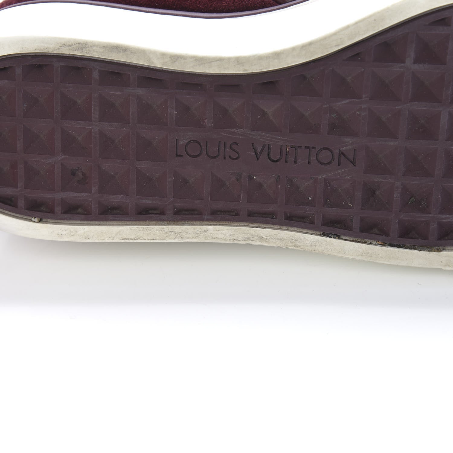 Louis Vuitton Alligator Patent Calfskin Catwalk Slip On Sneakers 36.5 Bordeaux 11 of 12