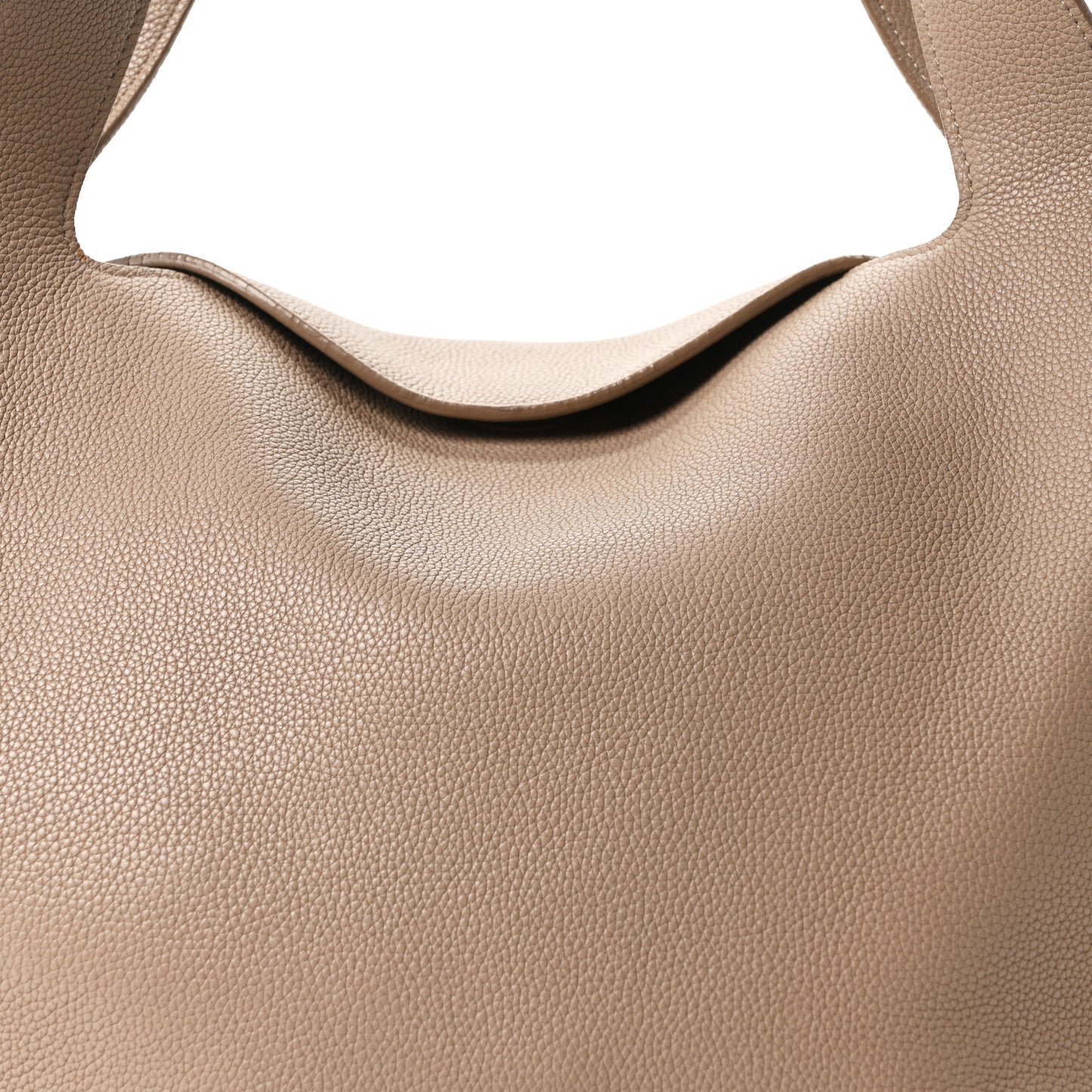 Grained Calfskin Duplex Tote Stone