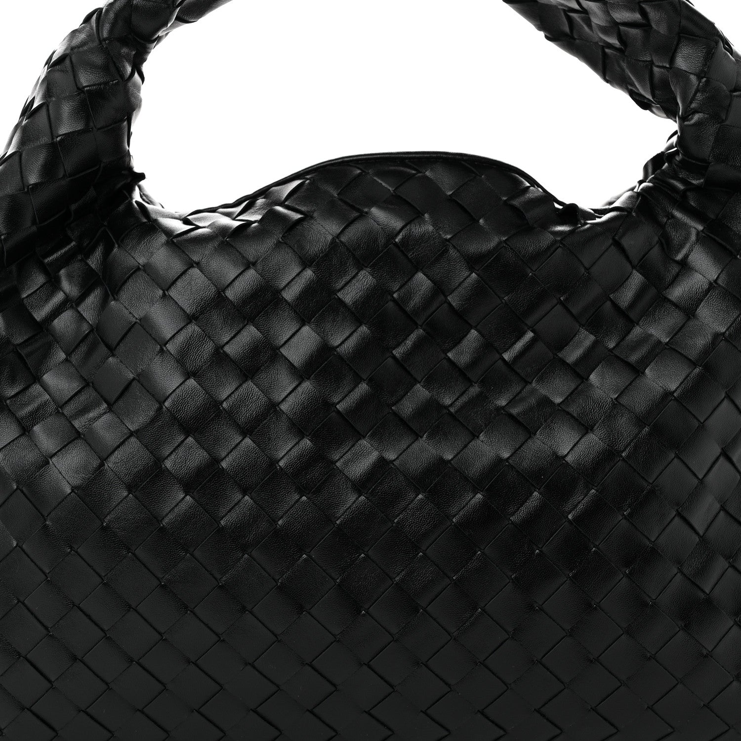 Bottega Veneta Calfskin Intrecciato Small Hop Black 8 of 10