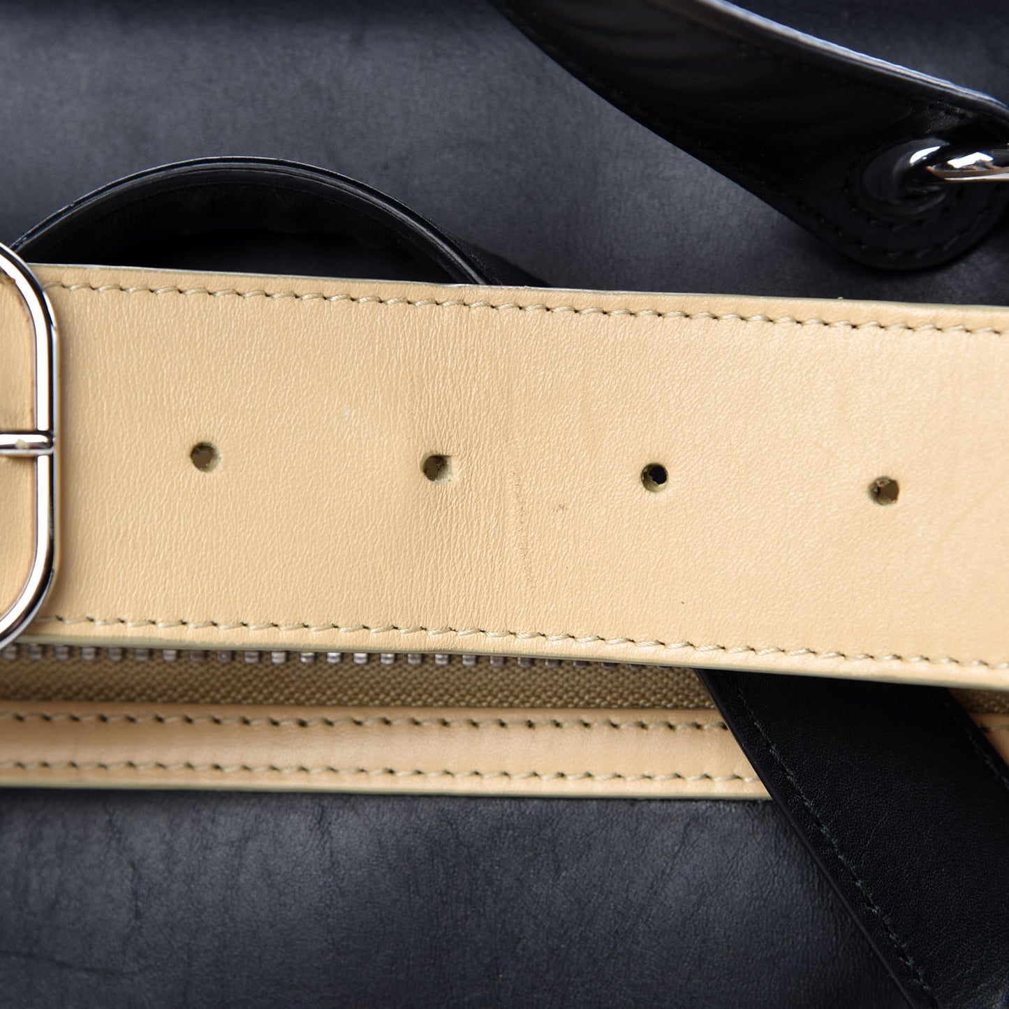 Calfskin Shoulder Bag Black