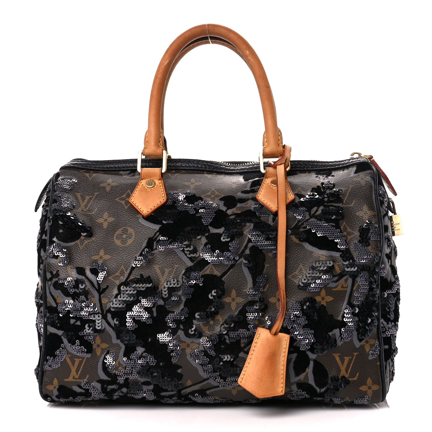Louis Vuitton Monogram Fleur De Jais Sequins Speedy 30 1 of 14