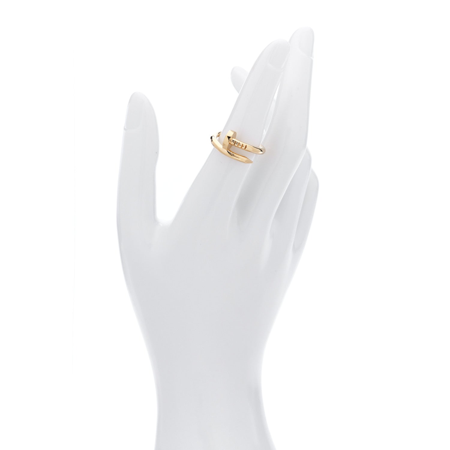 Cartier 18K Yellow Gold Juste Un Clou Ring 53 6.25 2 of 7