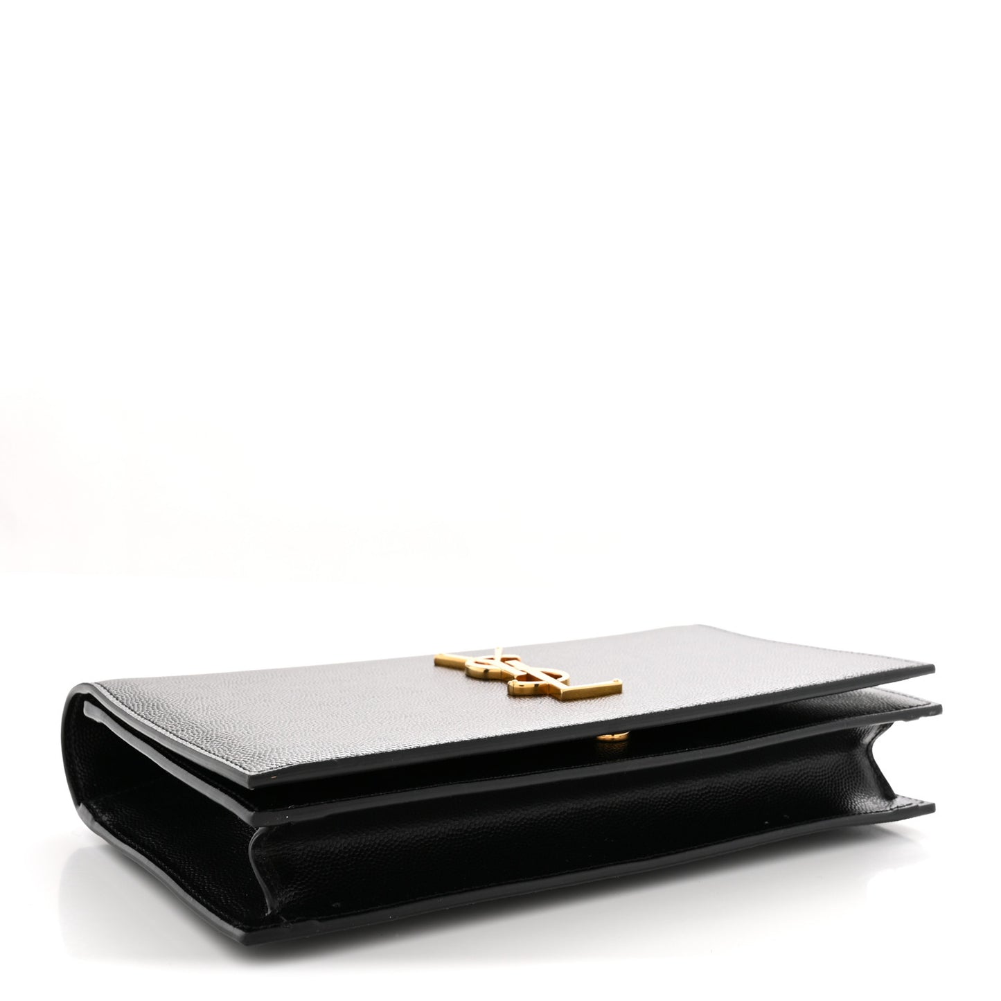 Grain De Poudre Classic Monogram Kate Clutch Black