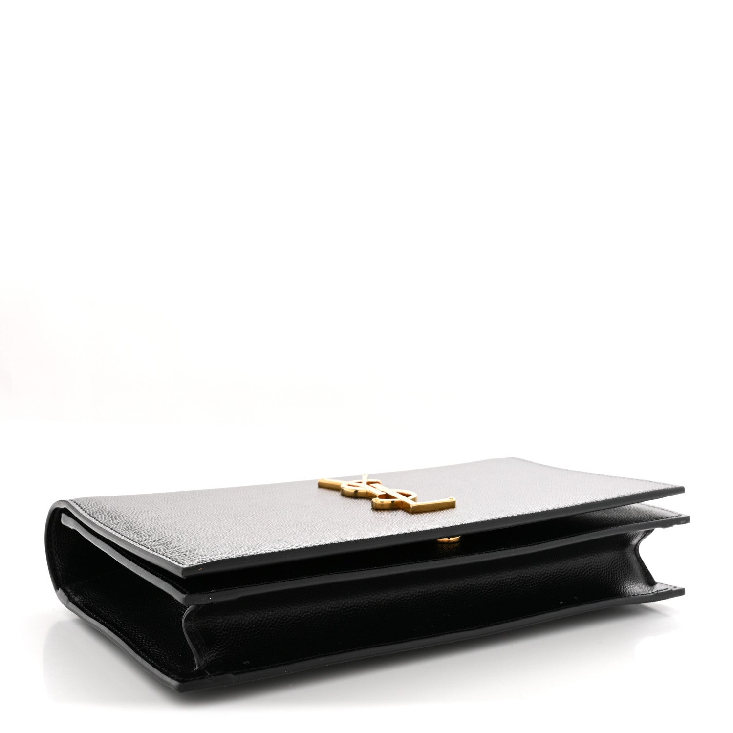 Saint Laurent Grain De Poudre Classic Monogram Kate Clutch Black 4 of 7