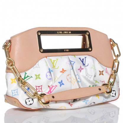 Louis Vuitton Monogram Multicolor Judy PM White 4 of 8