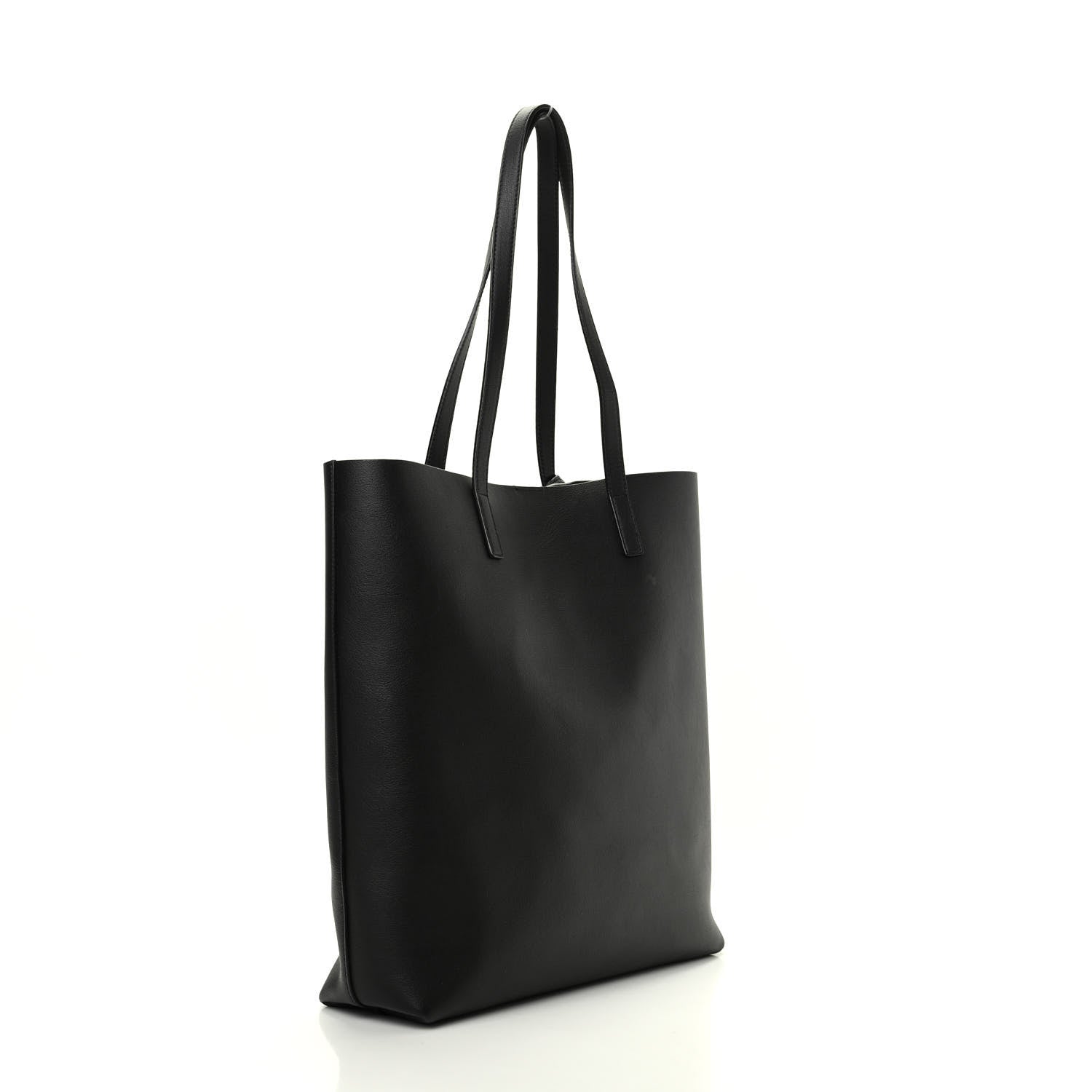 Saint Laurent Calfskin Medium Shopping Tote Black 3 of 9