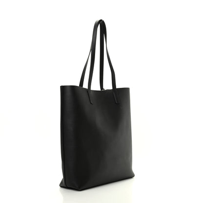Saint Laurent Calfskin Medium Shopping Tote Black 3 of 9