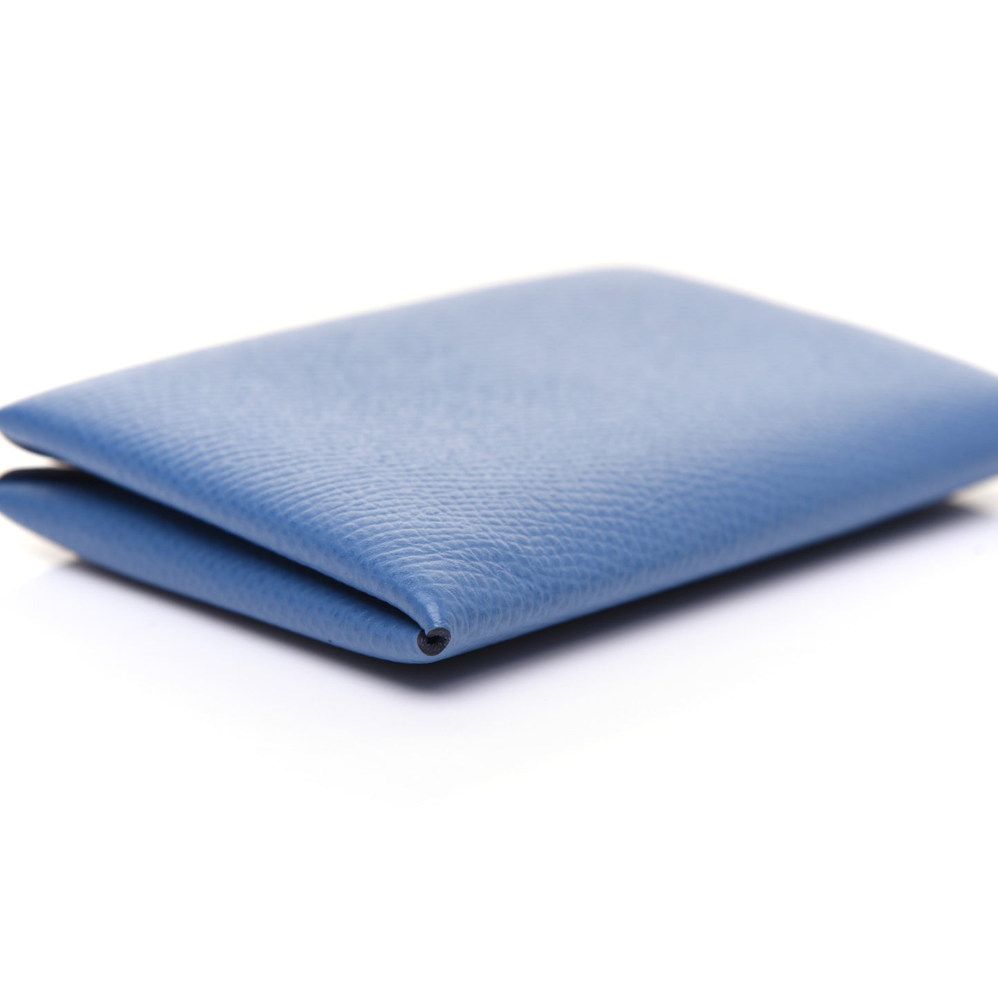 Epsom Calvi Card Case Deep Bleu
