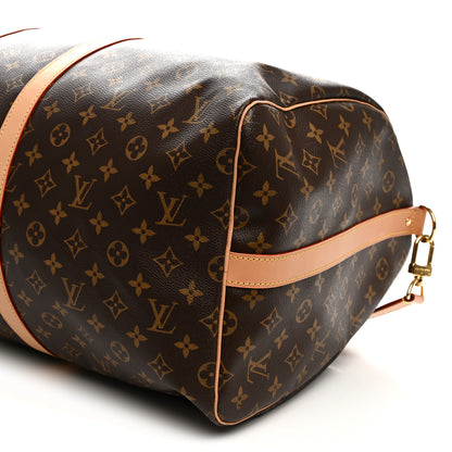 Louis Vuitton Monogram Keepall Bandouliere 55 8 of 12