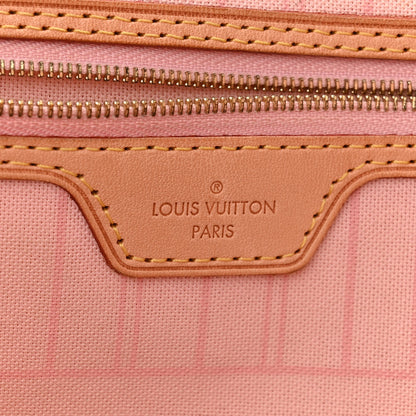 Louis Vuitton Damier Azur Neo Neverfull GM Rose Ballerine 7 of 16