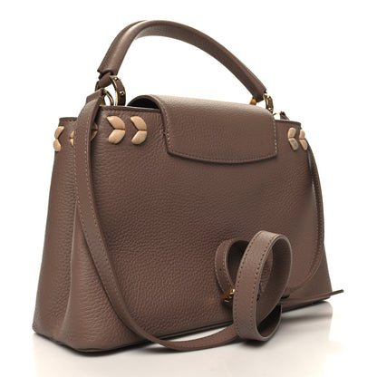 Louis Vuitton Taurillon Lambskin Capucines PM Taupe 3 of 11