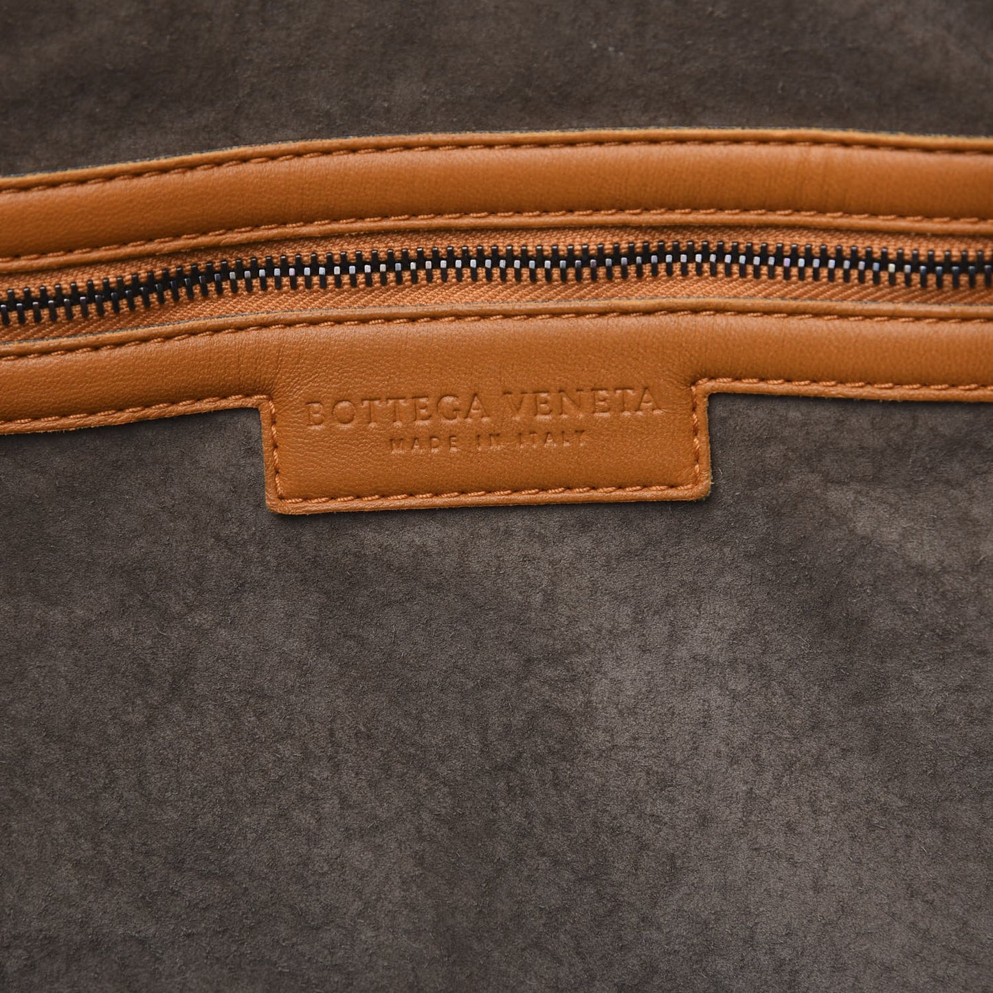 Nappa Intrecciato Large Convertible Bag Saffron
