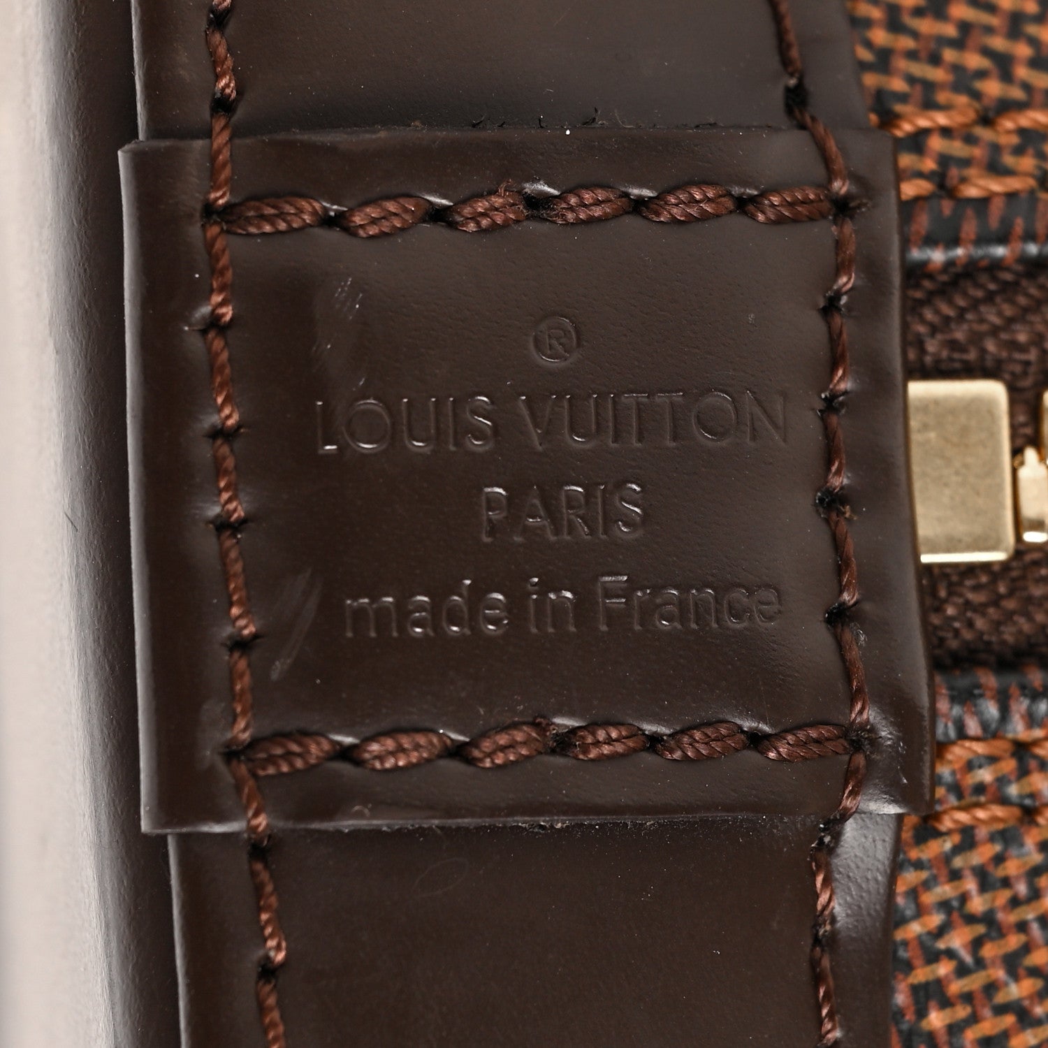 Louis Vuitton Damier Ebene Alma BB 6 of 9
