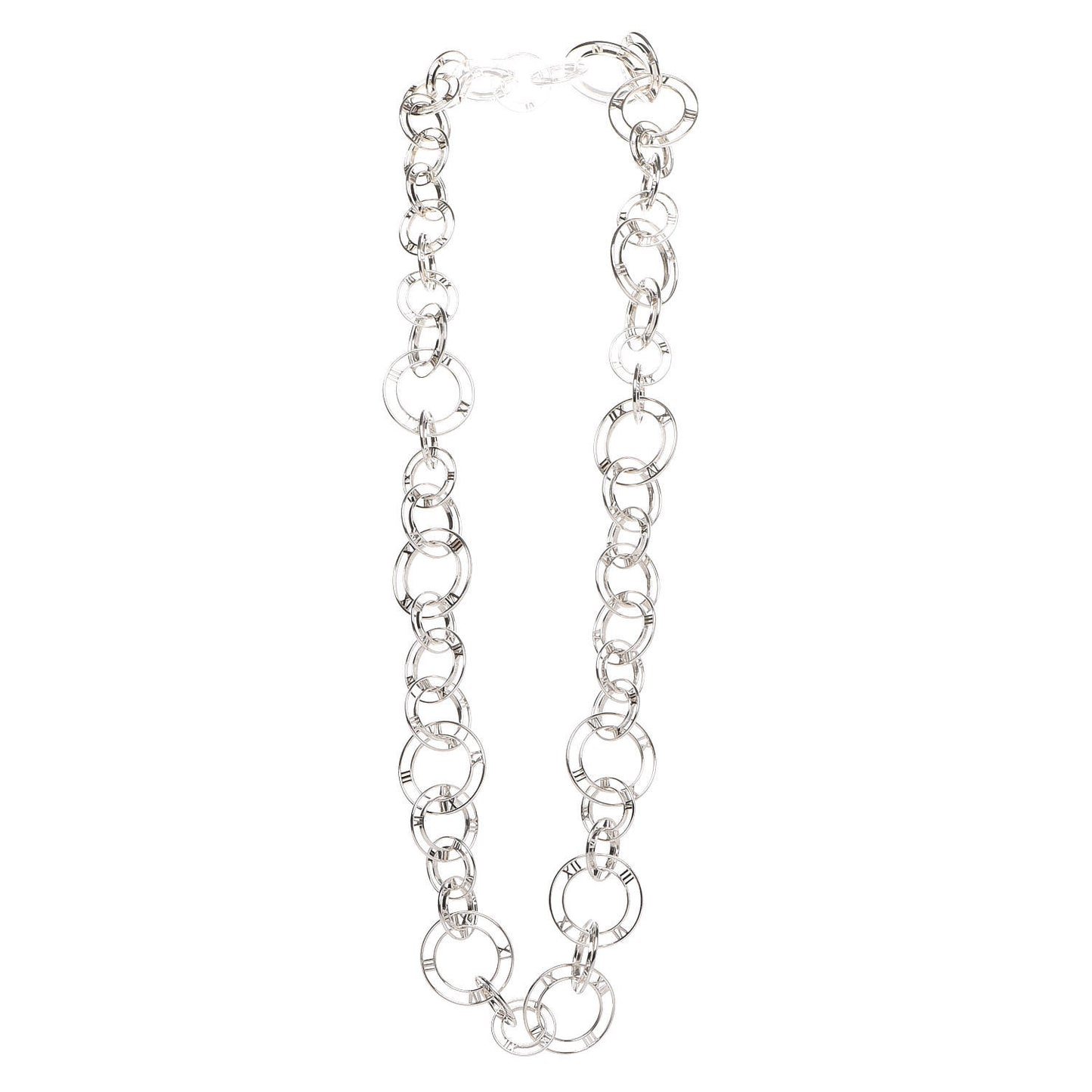 Sterling Silver Atlas Link Necklace